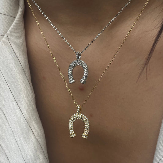 Coll ferro di cavallo charm