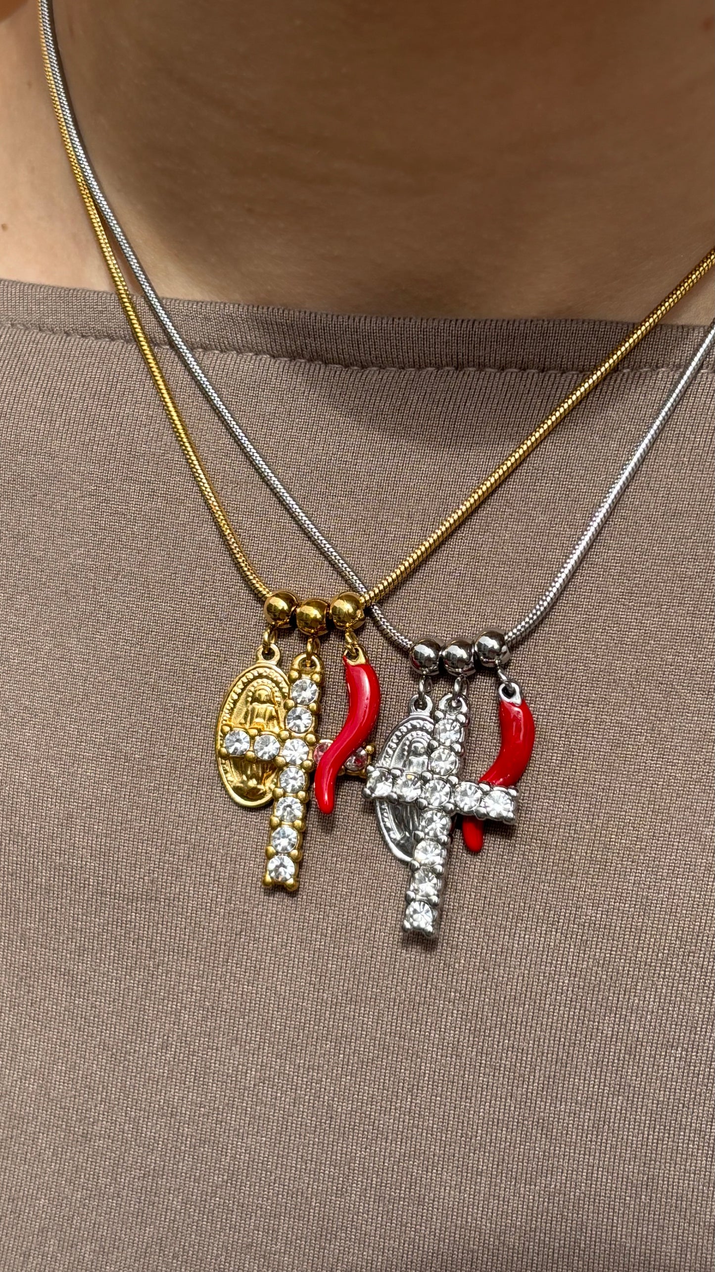 Trittico necklaces