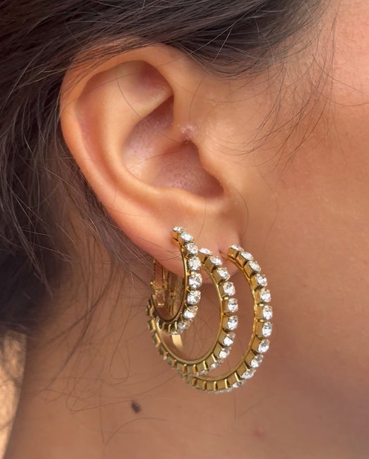 Trittico strass ( singola coppia )