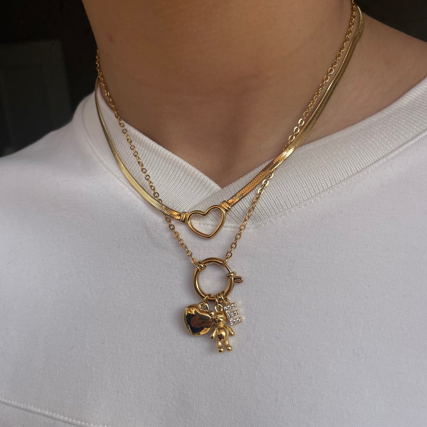 Circle tris charm taddy