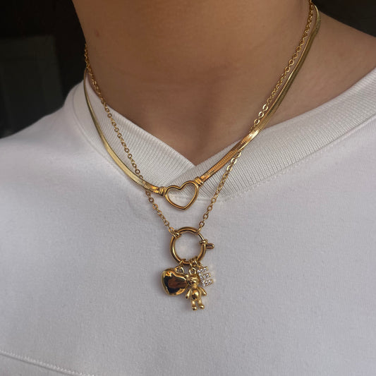 Circle tris charm taddy