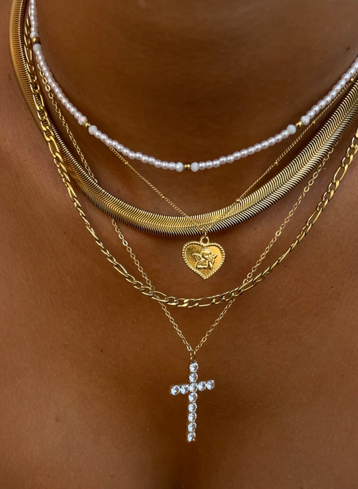 Collana croce medium