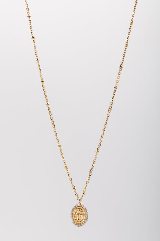 Collana Madonna Strass