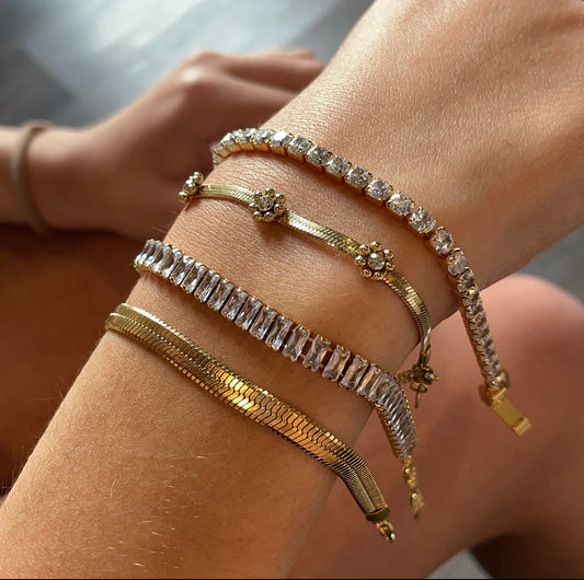 Bracciale Baguette Zircon