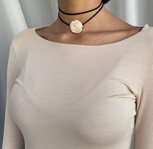 Rosa Chocker cordon