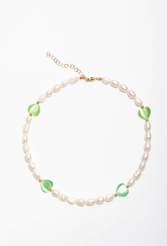 Collana Heart Colors Pearl