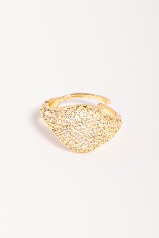 Anello Ring Pave Strass